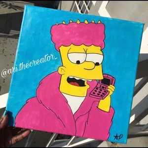 Bart Simpson Killa Bart Painting